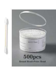 1000 Count Bamboo Universal Cleaning Swabs - Standard Bud With Double Tips For Personal Hygiene, Home Clean, Beauty, Ear, Applicator, Cleansing - Formaldehyde-Free, Multi-Purpose Use, Personal Care Accessories, Ergonomic Design, Durable Swabs