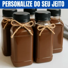 10 PET Bottles 200ml / 300ml With Lid For Juices And Sugar Cane Juice Direct From The Factory - màu đen - Xem 2
