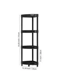 1 Pieza Estantería de almacenamiento para el baño, organizador de varios niveles independiente para almacenamiento en el baño, artículos de tocador, uso doméstico