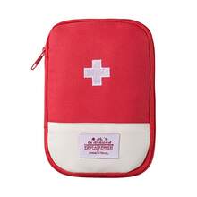 1 bolsa médica portátil, bolsa de almacenamiento de medicamentos, pequeña bolsa médica para salir, almacenamiento de viaje, botiquín de primeros auxilios a prueba de humedad - Multicolor - Ver 11
