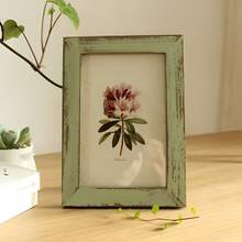 1pc Photo Frames, Rustic Wooden Picture Frames, Vintage 5-Inch Photo Holder, Farmhouse Style Wall Decor, Distressed Finish For Home & Office Display, Home Decor Gifts Birthday Graduation - Như đã trình bày - Xem 11