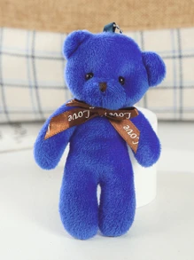 10pcs Assorted Teddy Bear Plush Toys, Cute Cartoon Stuffed Animals Decorative Pillows, Ideal Gift For Adults, Youth, Students, Boys, Girls, Birthday, Holiday