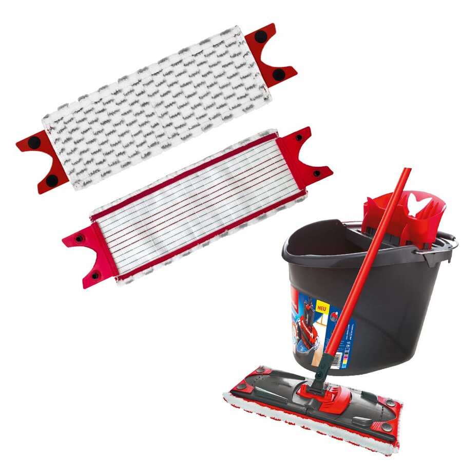 1/2/3/4pcs (Mop Not Included) Replacement Pads Compatible With Ultramax Turbo 2-In-1 Mop, Easy To Assemble, Reusable And Washable Microfiber Cleaning Cloth, Suitable For Bathroom And Kitchen Cleaning, Christmas And Halloween - Grey - View 1