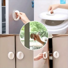 1/3/5件免钻门把手，窗户粘性衣柜拉手，强力胶阳台玻璃推拉门挂钩，浴室卫生间扶手