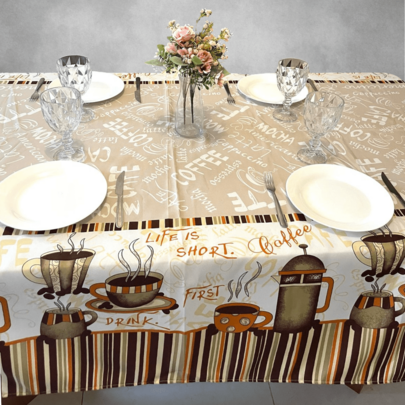 Toalha de Mesa de 4 6 e 8 Cadeiras Oxford Premium para Cozinha Casa Decoração Festa