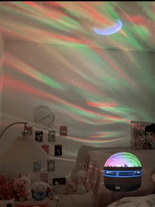 Arctic LED Atmosphere Lamp With Remote Control - USB-Powered, Color-Changing & Dimmable LED Table Light, Ideal For Bedroom, Living Room, Game Room Decor - Perfect Sleep Aid & Creative Gift, Lamp For Bedroom - Multi-color light - View 6