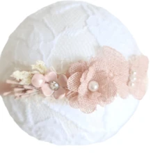 婴儿发饰 - 乾枯玫瑰色 - 查看 1