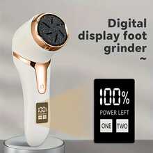 Juego recargable portátil para eliminar callosidades en los pies - Herramienta de cuidado profesional de los pies, pantalla LCD, resistente al agua IPX6, para piel seca, áspera y agrietada, regalo del Día del Padre, Cuidado profesional de los pies | Cuidado moderno de los pies, Herramienta de cuidado de los pies - Multicolor - Ver 5