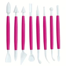 41pcs Non-Electric Pottery & Sculpting Tool Set - Plastic Clay Carving Knives, Paint Brushes, Clay Modeling Tools, Paint Sticks For Christmas Figurines And Crafts