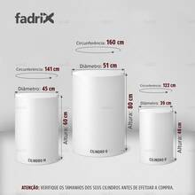 Trio Capas Cilindro + Painel Redondo Sublimado 1,50m Dia Dos Pais - Dia dos Pais K1PAI0022 - Visão 4