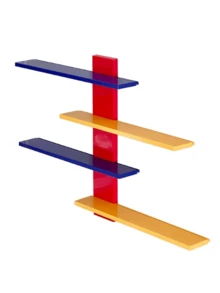 1 件可调节多层壁挂式展示架，适用于可动人偶、小积木和收藏品，儿童房装饰架，玩具收纳架可容纳娃娃、雕像和玩具