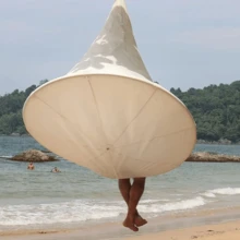 1pc Outdoor Indoor Patio Hammock Chair, Butterfly Style Hanging Swing Cage Hammock Tent, For Slouchy People