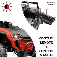 Joykoo Electric Ride-On For Kids UVT-001 Light And Sound Remote Control USB And Bluetooth Connection 12v - Red - View 2