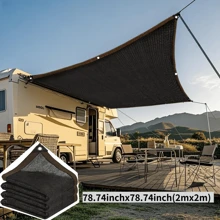 1pc High Density Sunshade Net, Suitable For RV, Patio, Balcony, Outdoor, Garden, Porch, Gazebo. Upgraded High-Quality Tear-Resistant Material, 78-90g/Sqm, Color May Vary - Multicolor - View 19