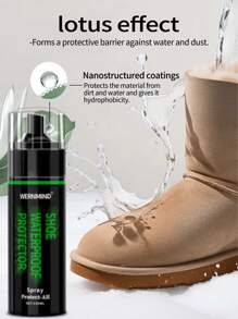 Spray hidrofug și antipete pentru încălțăminte - Nano Protector pentru încălțăminte sport/piele/piele întoarsă/pânză - fără parfum, portabil 5,07 oz.