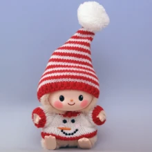 A Pack Of 2 Items (Excluding Dolls), Consisting Only Of Clothes/First And Second Generation Keychains, Labu Fabric Clothes, Christmas Hats, Sweaters, Sets, Hats, And Christmas Gifts