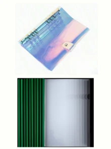 A5/A6 彩色活页笔记本补充内页纸，全息激光外壳计划本封面，返校，学校用品