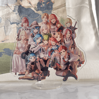 Anime 1 stuk Mushoku Tensei: Werkloze Reïncarnatie 10CM Acrylkaart Een mooi cadeau voor een vriend Creatieve cadeaus Rudeus Greyrat Sylphiette Greyrat Roxy Migurdia Eris Boreas Greyrat Reijerudo Superudia