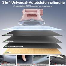 YWOR Pink Car Phone Holder, [Military-Grade Suction Cup] Universal Phone Holder, Suitable For Car Dashboard, Windshield And Window, Car Phone Holder, Fits All Smartphones Including Thick Cases, Christmas Gift - Pink - View 7