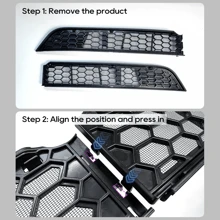 LCARS独家设计汽车前保险杠防蚊网，适用于特斯拉Juniper Y 2025款车型，前保险杠进气口防虫网，防尘通风格栅罩，可拆卸可清洗防护网