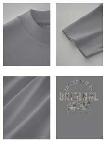 PAYEAH Original Raw Denim 100% Heavy Cotton T-Shirt - 粉色 - 查看 4