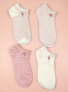 10 أزواج من الجوارب القصيرة للنساء بتصميم عشوائي مطبوع برسومات البطريق الجميلة، جوارب أنيقة للأزياء اليومية