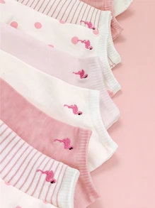 10 أزواج من الجوارب القصيرة للنساء بتصميم عشوائي مطبوع برسومات البطريق الجميلة، جوارب أنيقة للأزياء اليومية