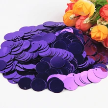 15 mm okrągłe cekiny 20 g, około 210 szt. Luźne cekiny z otworem bocznym 1,5 cm AB, mieszane kolory, używane do wyrobu biżuterii, szycia, majsterkowania, rzemiosła odzieżowego, dekoracji sukni ślubnych, materiałów robionych ręcznie.