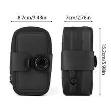 Bicycle Rear Seat Tail Bag Saddle Bag Rotating Lock Buckle Tail Bag Bicycle Riding Equipment Tool Storage Bag