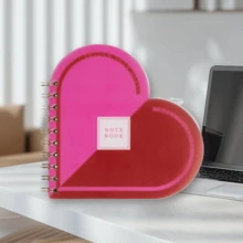 FRINGE Die-Cut Cover Spiral Journal Heart