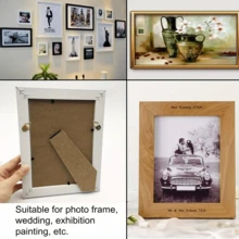 100 قطعة من الساسات المثلثة حلقات تعليق الإطارات بمسامير باللون الفضي/الذهبي/الأسود - فضي - مشاهدة 5