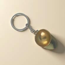 1pc Oil Dripping Football Keychain, Soccer Fan Souvenir Keyring, Mini Gift For Bar, Football League Or World Cup Christmas