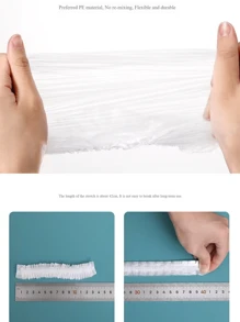 100/50/30/10个一次性浴帽，防水弹力沐浴帽，加厚超大高弹力浴帽，沐浴护发，携带方便