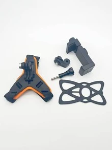 Soporte de montaje para barbilla de casco de motocicleta, soporte de montaje frontal para cámara GoPro Hero 11 10 9 8 7, Osmo Action, Insta360 Action y accesorios de cámara para deportes callejeros y motocicleta - Multicolor - Ver 9