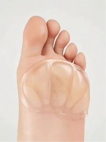 1 Par de Almohadillas Metatarsales para Sandalias de Verano, Material de Silicona Absorbente del Sudor Acolchado Cómodo, Con Respaldo Adhesivo para Aplicación Segura, Adecuado para Niñas