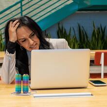 2PCS Little Ouchies Fidget With Cat Dog Paws Keyboard, Sensory Pain Stim Fidget Toys For Adults & Teens, Anxiety And Stress Relief Items, Spiky Grippy Stim Tool, Portable ADHD Autism Fidget Clicker - Multicolor - View 8