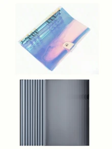 A5/A6 彩色活页笔记本补充内页纸，全息激光外壳计划本封面，返校，学校用品