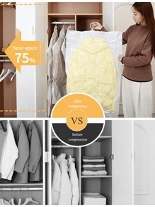 Household Hanging Vacuum Compression Bag Clothing Sorting Bag Large Vacuum Bag Hanging Down Jacket Storage Bag Vacuum Bag