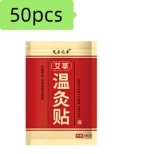 100/50/40/20片艾灸贴，天然植物萃取，适用于肩部、膝盖、小腿、腰部等，热门自发热贴，草药贴，居家、旅行必备，中医养生 - 彩色 - 查看 13
