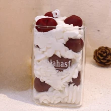 1 Glass Fruit Candle! Cheers To You And Another Year Of Beautiful Memories. Strawberries, Oranges, Cherries, Mulberries, Donuts, Chocolate Candles. I Hope Your Big Day Is As Sweet As These Lovely Candles, And Next Year Will Be Filled With Fun, Adventure, And Shareable Moments. - Multicolor - View 8