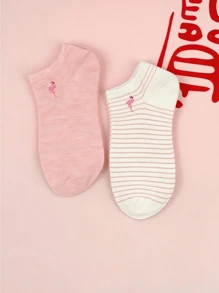 10 أزواج من الجوارب القصيرة للنساء بتصميم عشوائي مطبوع برسومات البطريق الجميلة، جوارب أنيقة للأزياء اليومية