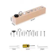 Kids Educational Nut & Bolt Matching Game Toy, Suitable For Boys/Girls Fine Motor Skills & Focus Training Playset - Multicolor - View 5