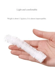 100/50/30/10个一次性浴帽，防水弹力沐浴帽，加厚超大高弹力浴帽，沐浴护发，携带方便