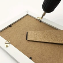 100 قطعة من الساسات المثلثة حلقات تعليق الإطارات بمسامير باللون الفضي/الذهبي/الأسود - فضي - مشاهدة 4