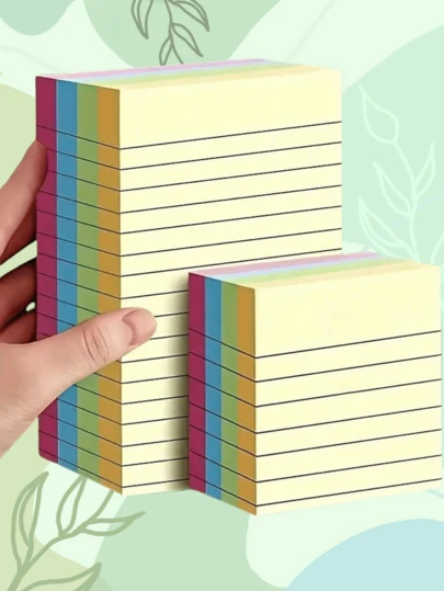 1 طقم من 100 ورقة ملاحظات لاصقة - مزيج من 4 ألوان مشرقة، سهلة الاستخدام، فعالة لتدوين الملاحظات والتنظيم - خيار مثالي للطلاب والمكتب والمنزل، لعودة الأطفال إلى المدرسة، لوازم عودة المدرسة، حقائب ظهر المدرسة، حامل أقلام، سفر وأنشطة خارجية، ديكور الفصل، لوازم تعليمية.