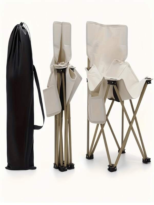 1 Stück tragbarer Outdoor Klappstuhl, strapazierfähig und abriebfest, Blumenmuster, kompakt für Camping und Terrasse, super leichter tragbarer Klappstuhl mit hoher Rückenlehne - Camping Rückenlehne Stuhl, leichter Strandstuh, Garten Rückenlehne Stuhl, aus Oxfordstoff und Aluminiumrohr, geeignet für Outdoor-Camping, Park-Picknicks, Gärten, Strände usw. - perfekt für Outdoor-Camping, Angeln und Skizzieren, zufälliger Farbstil