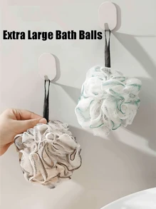 4-Piece Set Of High-End Bath Balls, New Bath Flowers, Soft Cute Girl Bath Balls, Bath Towel Bath Balls, Loofah Bath Balls, Soft Loofah Bath Balls, Loofah Bath Ball Towels With Drawstrings, Bath Sponges, Loofah Bath Towels For All Skin Types