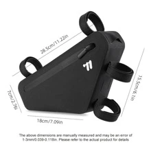 Bicycle Triangle Bag Quick Release Large Capacity Front Beam Bag Pipe Bag Mountain Bike Riding Bag