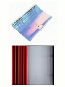 A5/A6 彩色活页笔记本补充内页纸，全息激光外壳计划本封面，返校，学校用品