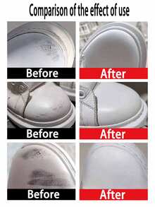 白色鞋边修补及补色膏：适用于皮革制品（如皮沙发、皮鞋、皮夹克等）白色部分的翻新和补色。可完美修复划痕和褪色区域。 - 白色 - 查看 5